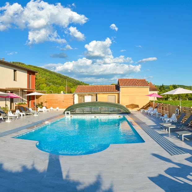 Vue sur piscine